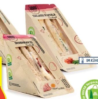 Hofer Sandwich Angebot