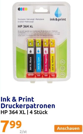 Action Ink & Print Druckerpatronen HP 364 XL | 4 Stück Angebot