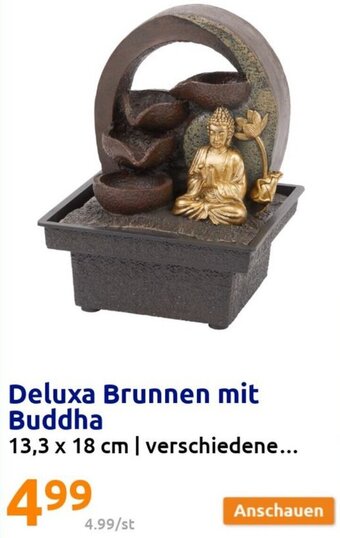 Action Deluxa Brunnen mit Buddha 13,3 x 18 cm | verschiedene... Angebot