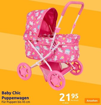 Action Baby Chic Puppenwagen Für Puppen bis 45 cm Angebot