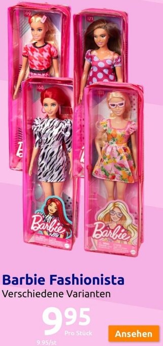 Action Barbie Fashionista Angebot