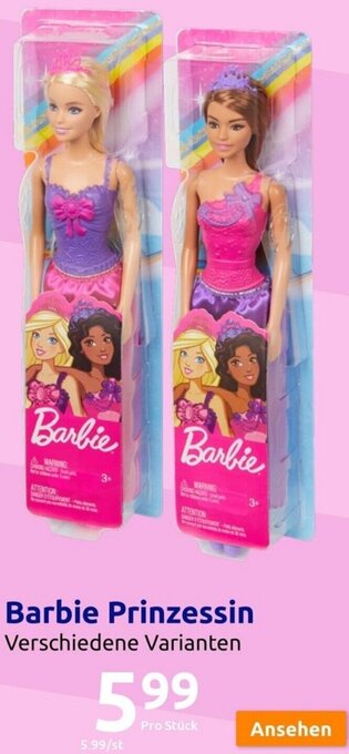 Action Barbie Prinzessin Angebot