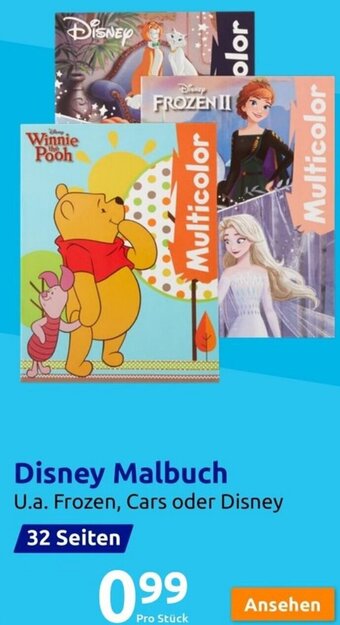 Action Disney Malbuch 32 Seiten Angebot