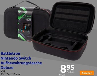 Action Battletron Nintendo Switch Aufbewahrungstasche Deluxe 33 X 24 X 11 CM Angebot