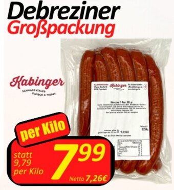 Wurstico Debreziner Großpackung per Kilo Angebot