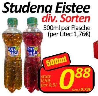 Wurstico Studena Eistee div. Sorten 500ml Angebot