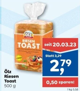 ADEG Ölz Riesen Toast 500 g Angebot