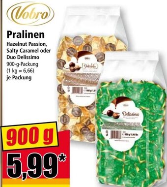 Norma Vobro Pralinen 900 g Angebot