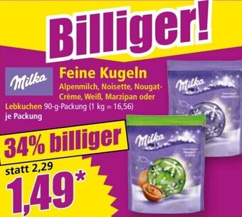 Norma Milka Feine Kugeln Angebot