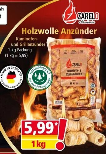 Norma Holzwolle Anzünder 1 kg Angebot