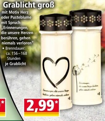 Norma Grablicht groß Angebot