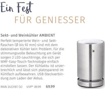 Müller Sekt- und Weinkühler AMBIENT Angebot