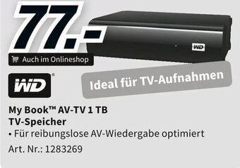 Media Markt WD My Book™ AV-TV 1 TB TV-Speicher Angebot