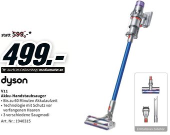Media Markt dyson V11 Akku-Handstaubsauger Angebot