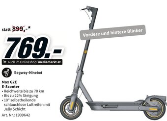 Media Markt Segway-Ninebot Max G2E E-Scooter Angebot