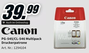 Media Markt Canon PG-545/CL-546 Multipack Druckerpatrone Angebot