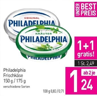Sutterlüty Philadelphia Frischkäse 150 g / 175 g Angebot