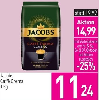 Sutterlüty Jacobs Caffè Crema 1 kg Angebot