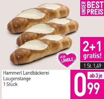 Sutterlüty Hammerl Landbäckerei Laugenstange 1 Stück Angebot