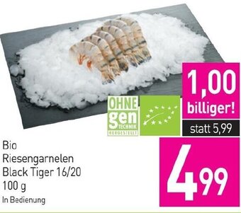 Sutterlüty Bio Riesengarnelen Black Tiger 16/20 100 g Angebot