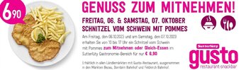 Sutterlüty SCHNITZEL VOM SCHWEIN MIT POMMES Angebot