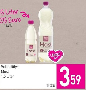 Sutterlüty Sutterlüty's Most 1,5 Liter Angebot