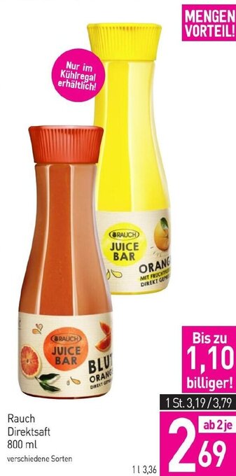 Sutterlüty Rauch Direktsaft 800 ml Angebot
