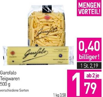 Sutterlüty Garofalo Teigwaren 500 g Angebot