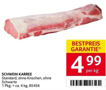 Transgourmet SCHWEIN KARREE per kg Angebot