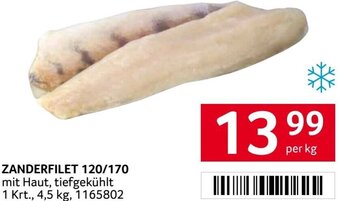 Transgourmet ZANDERFILET 120/170 per kg Angebot