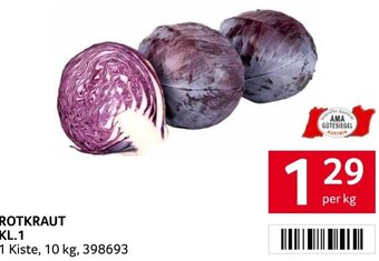 Transgourmet ROTKRAUT KL.1 per kg Angebot