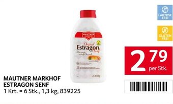 Transgourmet MAUTNER MARKHOF ESTRAGON SENF per Stk. Angebot