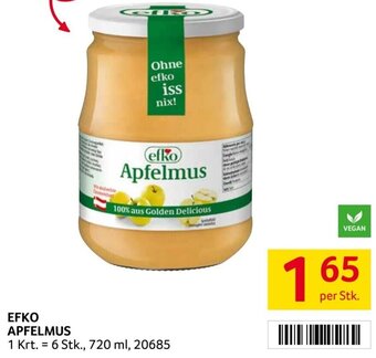 Transgourmet EFKO APFELMUS per Stk. Angebot