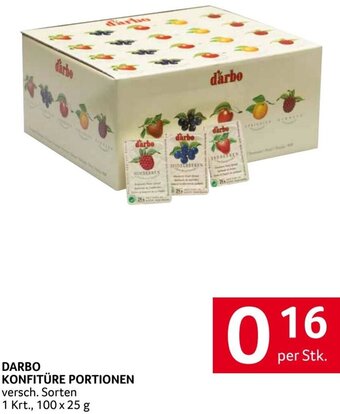 Transgourmet DARBO KONFITÜRE PORTIONEN per Stk. Angebot