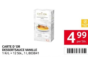Transgourmet CARTE D'OR DESSERTSAUCE VANILLE Angebot