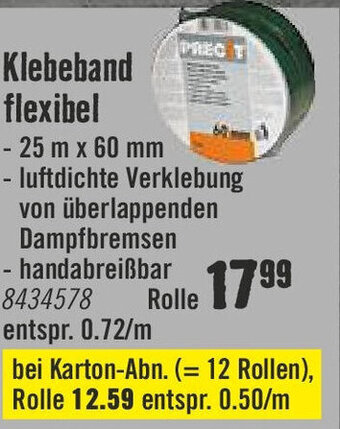 Hornbach Klebeband flexibel Angebot