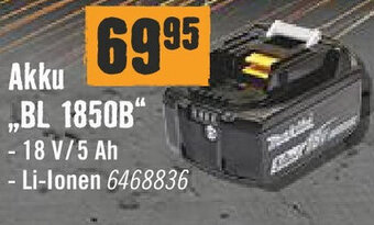 Hornbach Akku BL 1850B Angebot