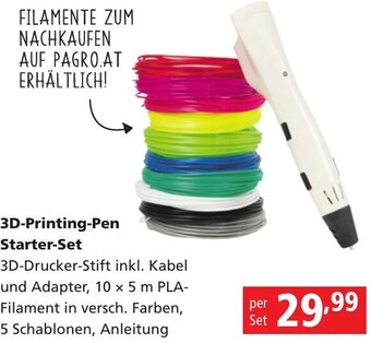 Pagro Diskont 3D-Printing-Pen Starter-Set Angebot