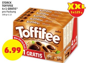 PENNY STORCK TOFFIFEE 4+1 GRATIS pro Packung Angebot