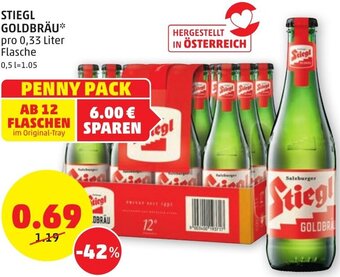 PENNY STIEGL GOLDBRÄU pro 0,33 Liter Angebot