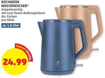 PENNY KOCHWERK WASSERKOCHER ca. 1,5 Liter Angebot