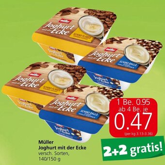 Spar Müller Joghurt mit der Ecke versch. Sorten, 140/150 g Angebot