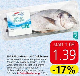 Spar SPAR Fisch-Genuss ASC Goldbrasse Angebot