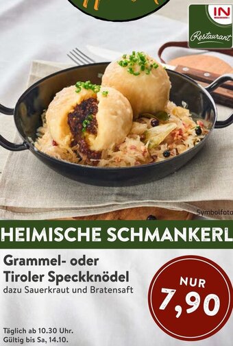 Interspar Grammel- oder Tiroler Speckknödel Angebot