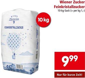 Interspar Wiener Zucker Feinkristallzucker 10-kg-Sack Angebot