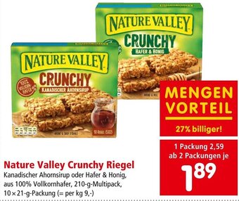 Interspar Nature Valley Crunchy Riegel Angebot