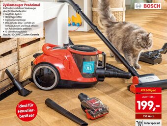 Interspar BOSCH Zyklonsauger ProAnimal Angebot