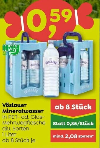 ADEG Vöslauer Mineralwasser Angebot