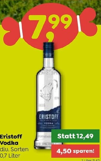 ADEG Eristoff Vodka div. Sorten 0,7 Liter Angebot