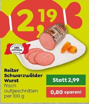 ADEG Reiter Schwarzwälder Wurst Angebot